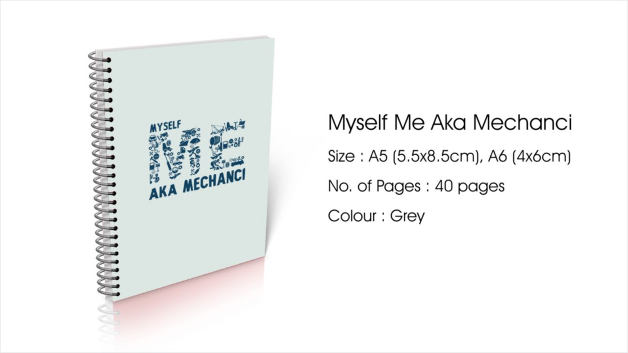 Myself Me Aka Mechanci A5 Size Diary