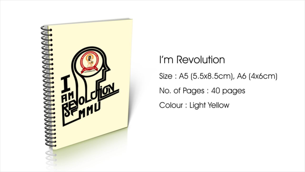 I Am Revolution A6 Size Diary
